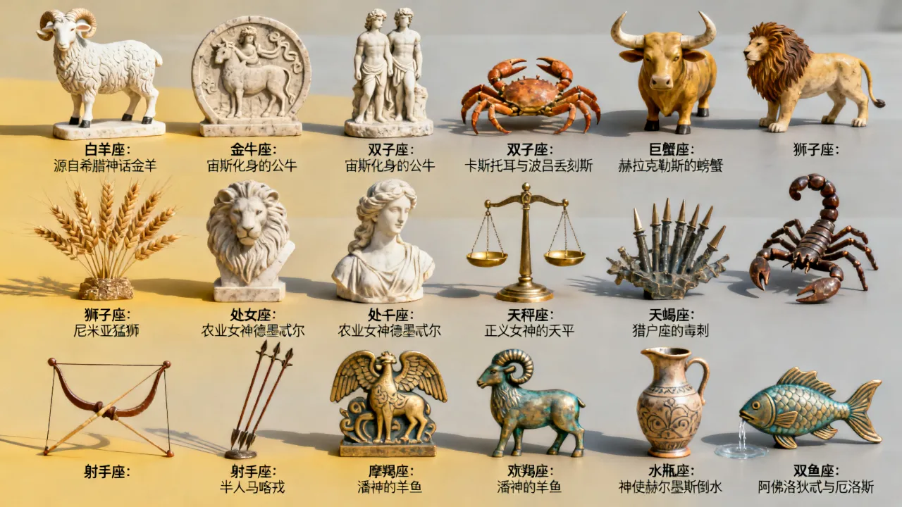 十二星座怎么命名,十二星座名称由来及命名规则是什么? 十二星座怎么命名,十二星座名称由来及命名规则是什么?