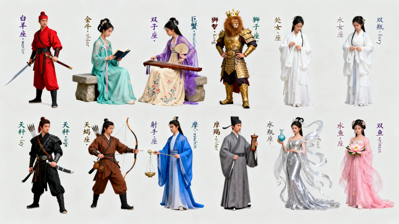 十二星座古装剧有哪些？十二星座最适合演什么古装角色