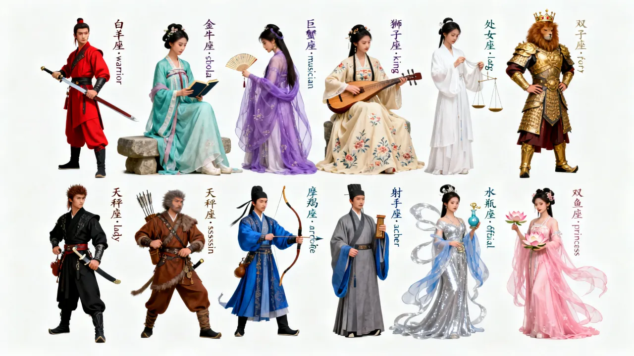 十二星座古装剧有哪些？十二星座最适合演什么古装角色