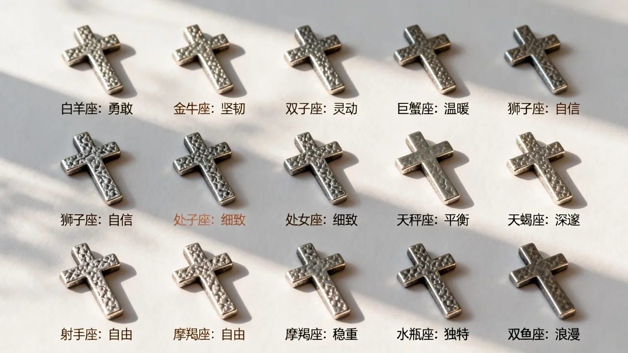 十二星座十字架有什么寓意,十二星座十字架佩戴禁忌有哪些 十二星座十字架有什么寓意,十二星座十字架佩戴禁忌有哪些