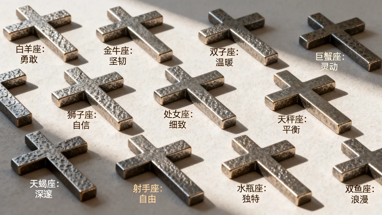 十二星座十字架有什么寓意,十二星座十字架佩戴禁忌有哪些 十二星座十字架有什么寓意,十二星座十字架佩戴禁忌有哪些