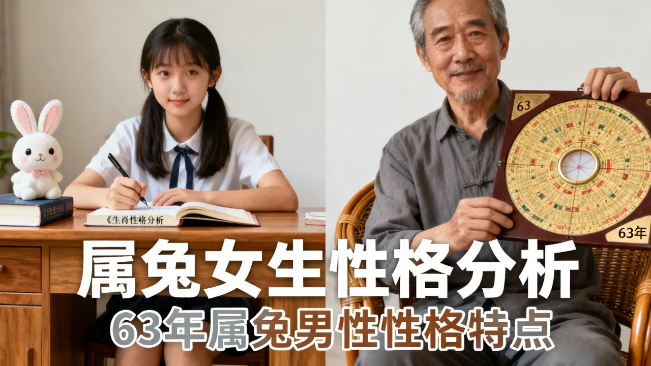 属兔女生性格算命好吗？属兔63男性格如何？