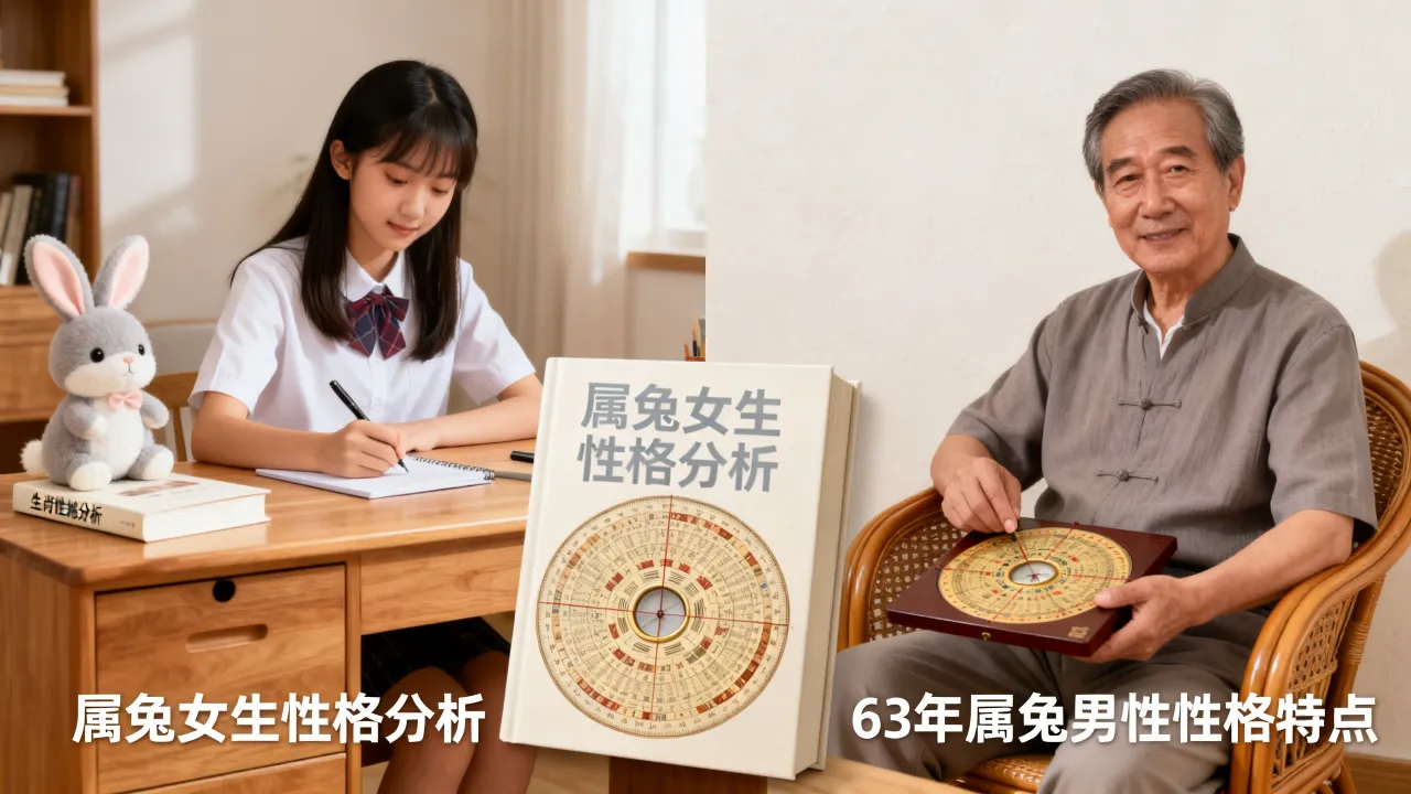 属兔女生性格算命好吗？属兔63男性格如何？