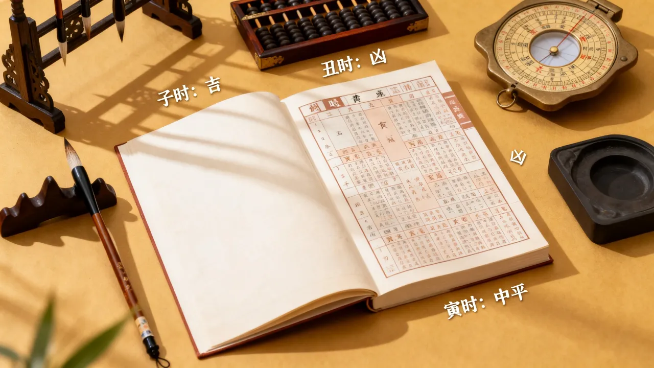 怎么看时辰吉凶详解，老黄历时辰吉凶怎么看？