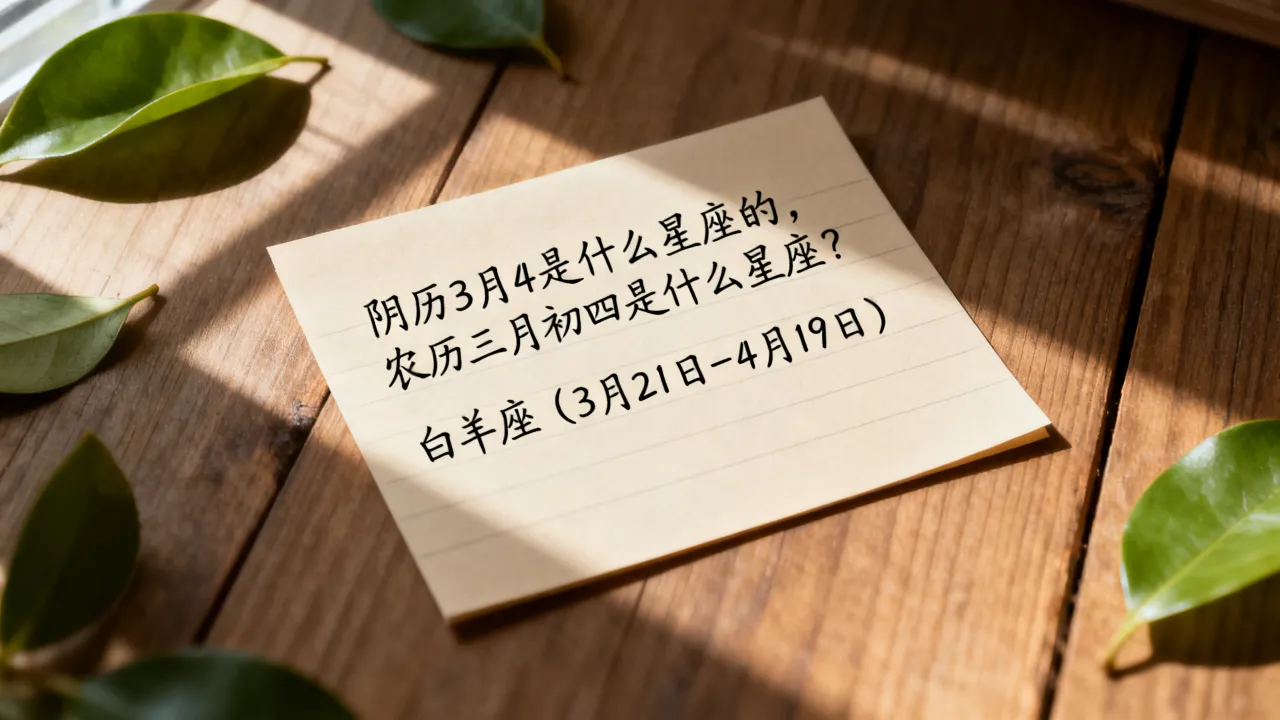 阴历3月4是什么星座的,农历三月初四是什么星座? 阴历3月4是什么星座的,农历三月初四是什么星座?