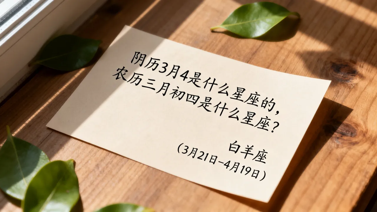 阴历3月4是什么星座的,农历三月初四是什么星座? 阴历3月4是什么星座的,农历三月初四是什么星座?