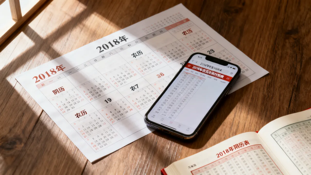 2018年阴历表哪里能查到?2018年农历查询对照表 2018年阴历表哪里能查到?2018年农历查询对照表