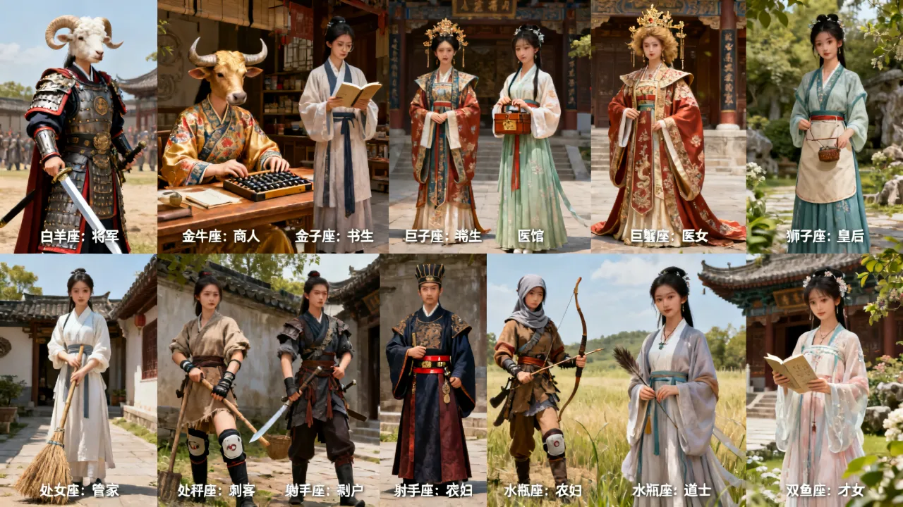 十二星座女穿越到古代是什么身份?,十二星座女古代身份是什么 十二星座女穿越到古代是什么身份?,十二星座女古代身份是什么