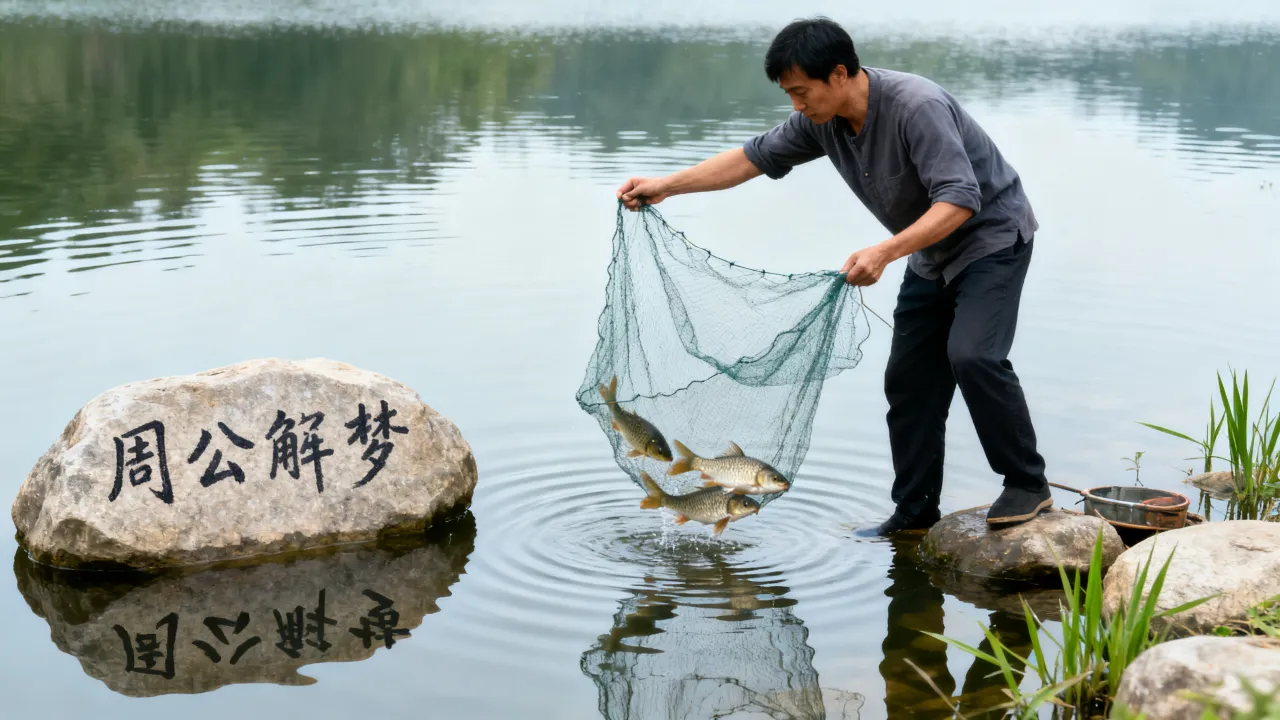 梦到撒网抓鱼会怎么样,周公解梦梦见撒网抓鱼是什么预兆 梦到撒网抓鱼会怎么样,周公解梦梦见撒网抓鱼是什么预兆