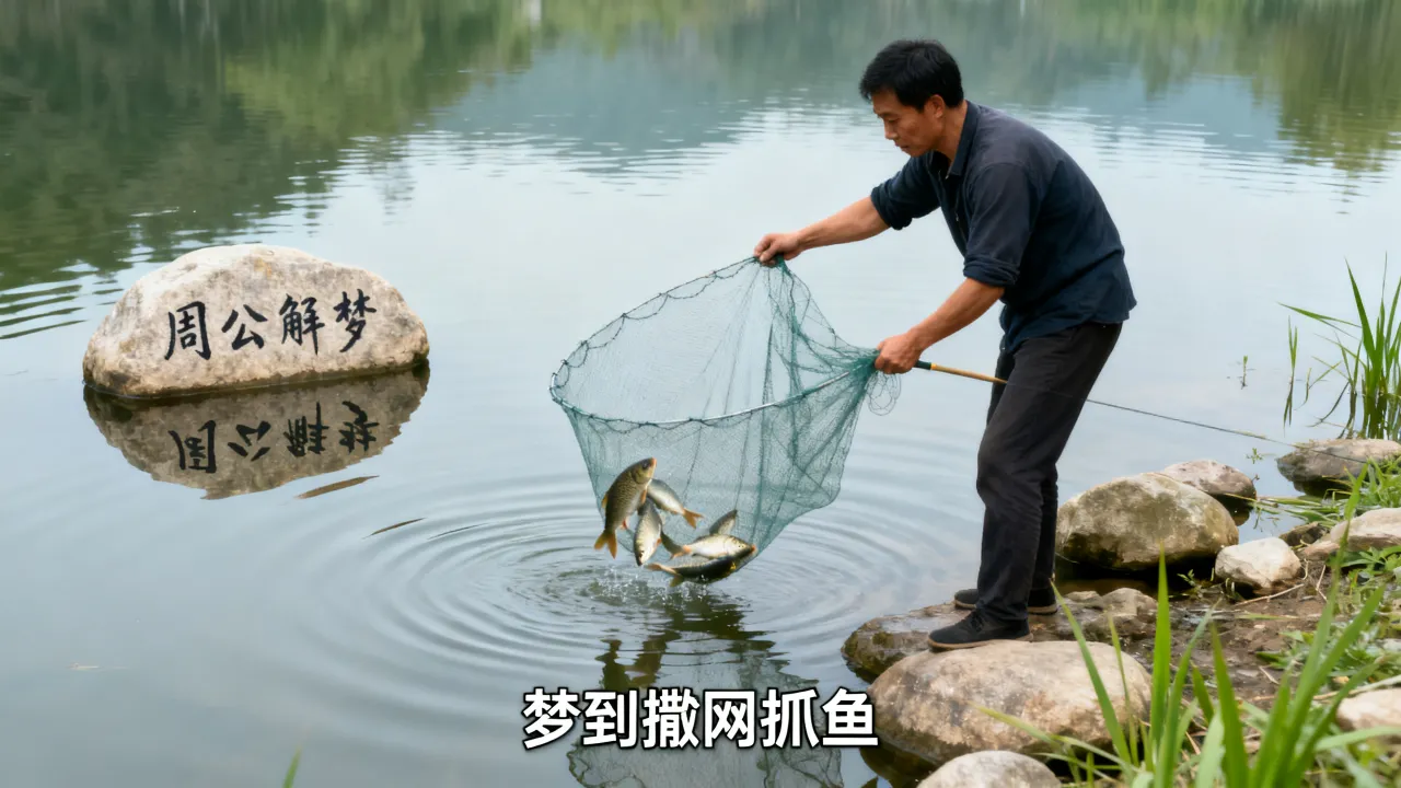 梦到撒网抓鱼会怎么样,周公解梦梦见撒网抓鱼是什么预兆 梦到撒网抓鱼会怎么样,周公解梦梦见撒网抓鱼是什么预兆