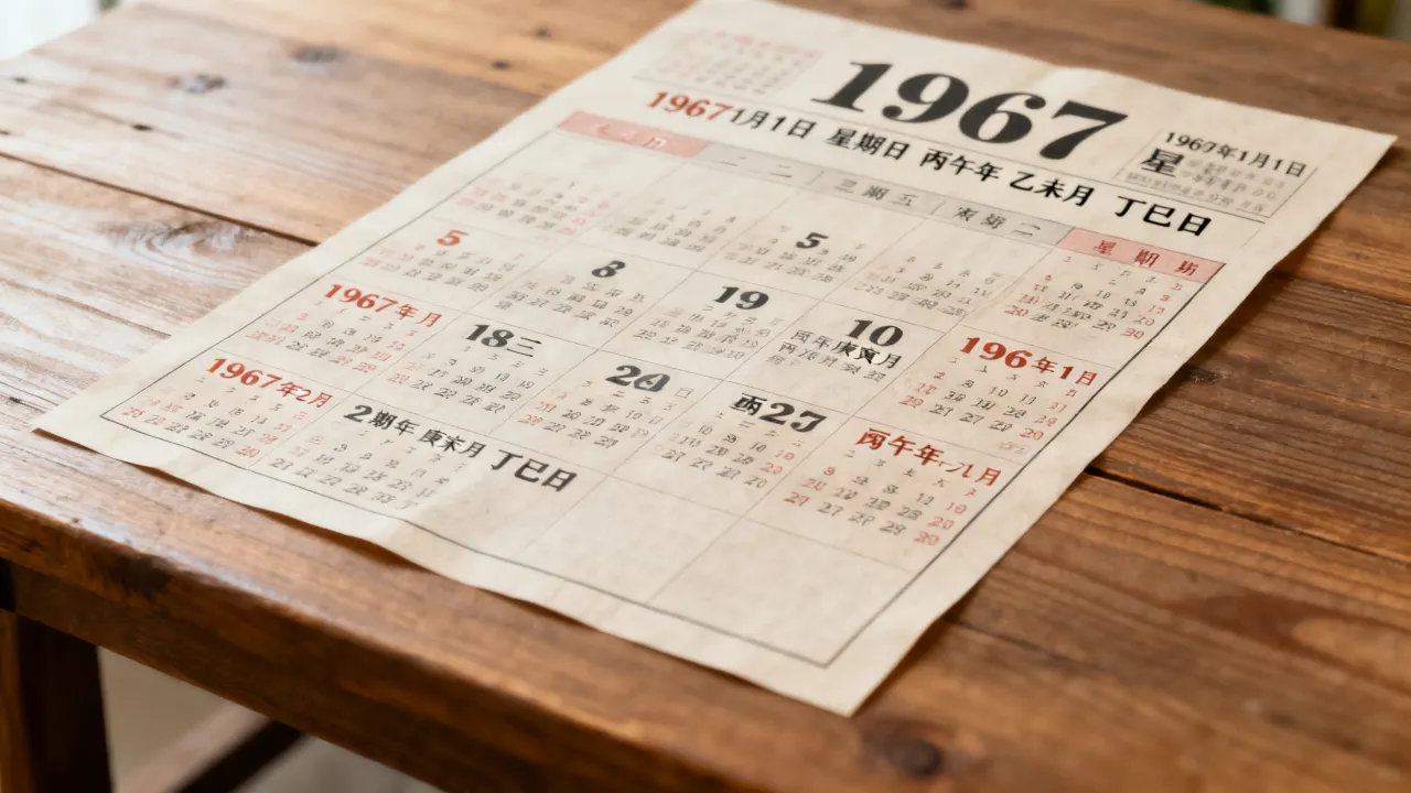 1967年公历和阴历怎么对照?万年历1967年农历阳历查询表 1967年公历和阴历怎么对照?万年历1967年农历阳历查询表