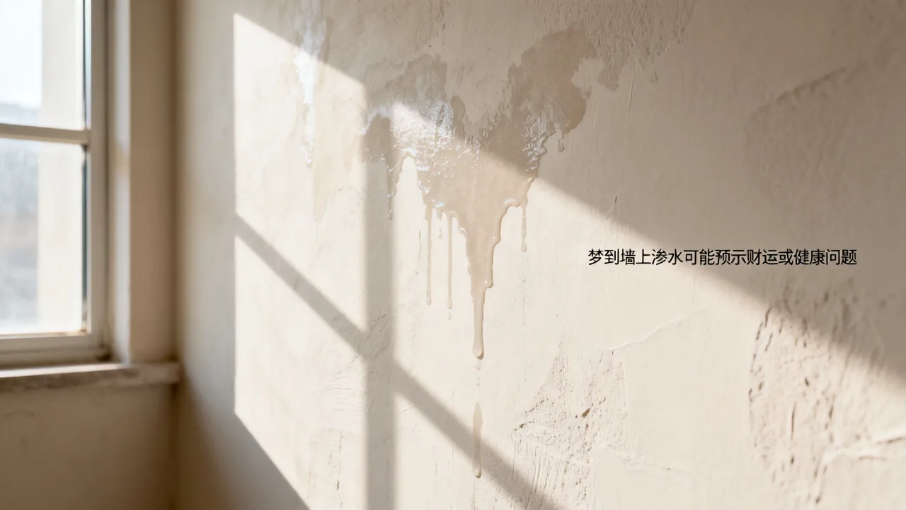梦到了墙上渗水是不是好的征兆呢，梦见墙上渗水有什么预兆？