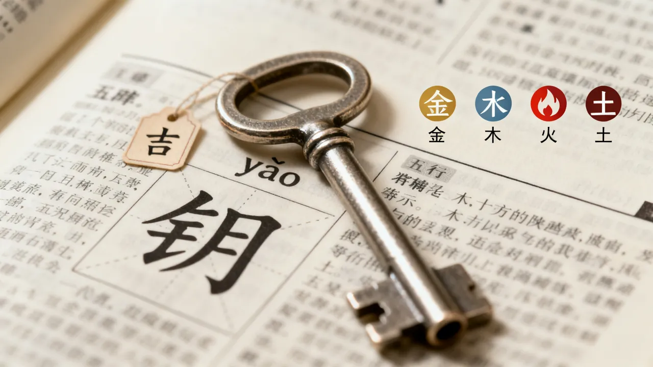 钥怎么读？五行吉凶对命运影响大吗