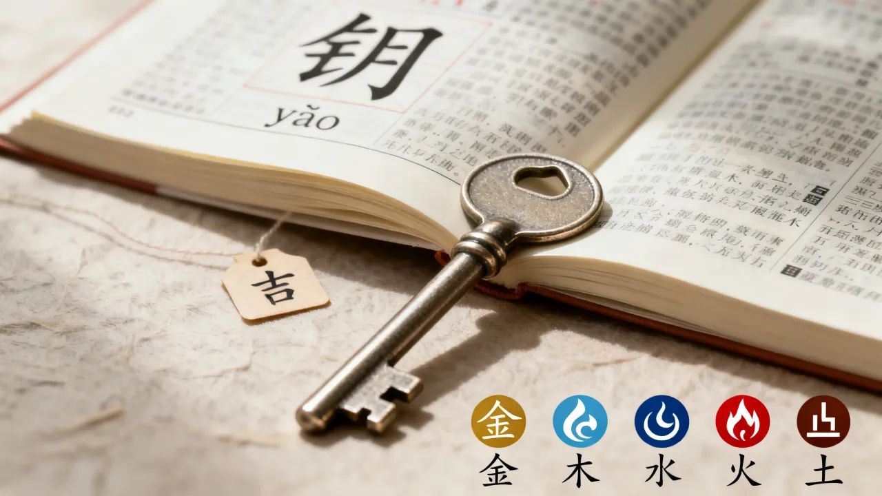 钥怎么读？五行吉凶对命运影响大吗