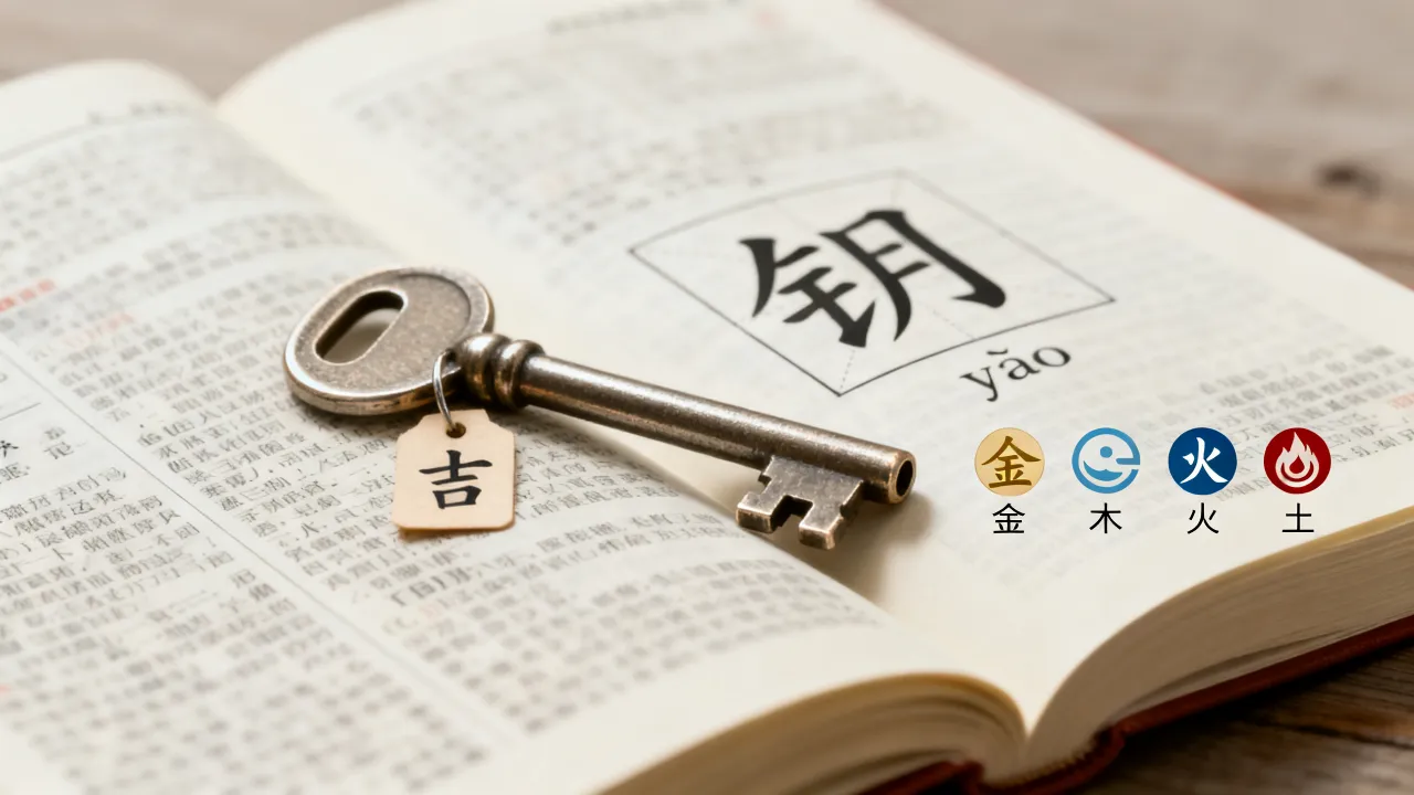 钥怎么读？五行吉凶对命运影响大吗