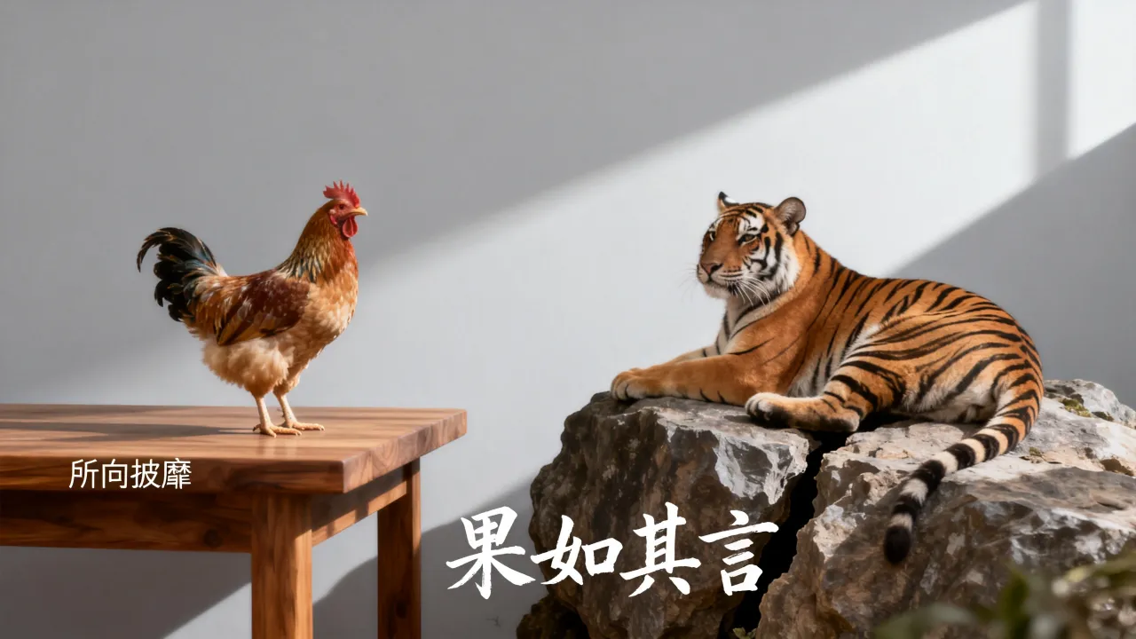 果如其言指的是什么生肖，所向披靡指哪个生肖？