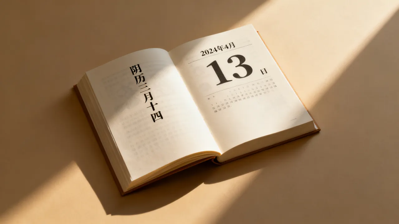 阴历3.14阳历多少，阴历三月十四是阳历几月几号