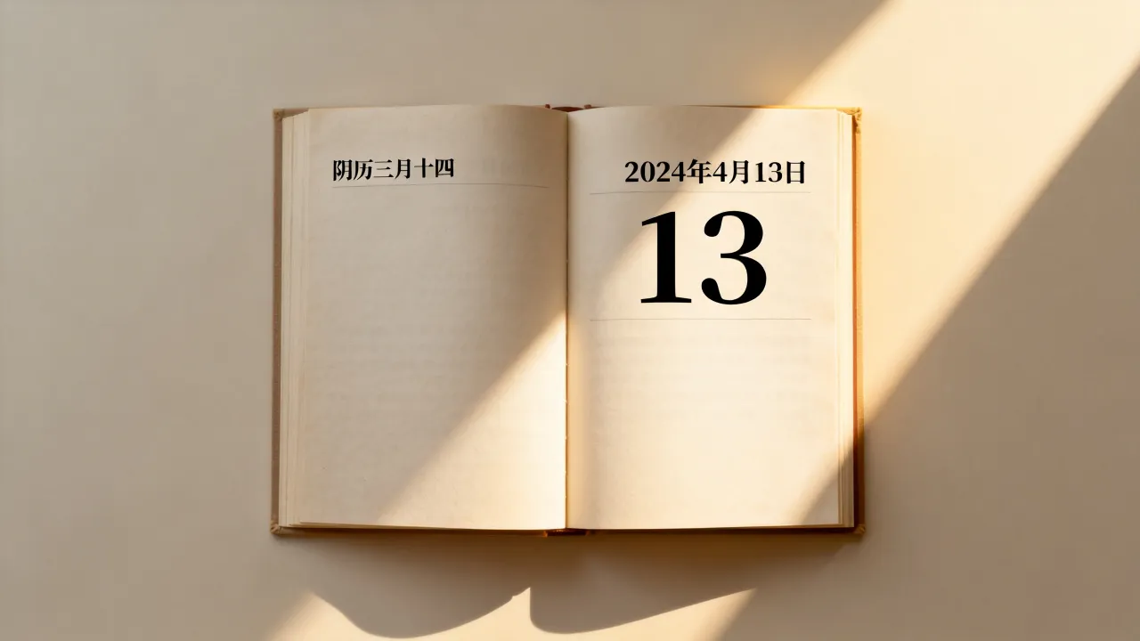 阴历3.14阳历多少，阴历三月十四是阳历几月几号