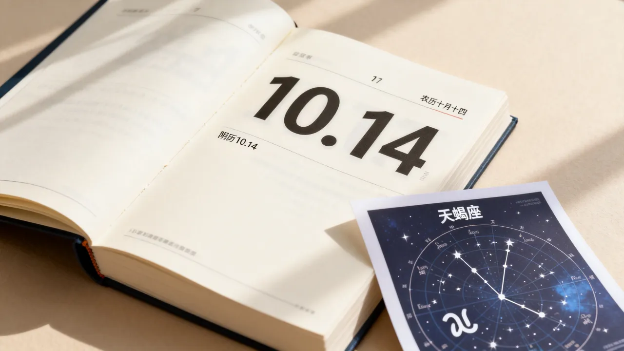 阴历10.14是什么座,农历十月十四是什么星座 阴历10.14是什么座,农历十月十四是什么星座