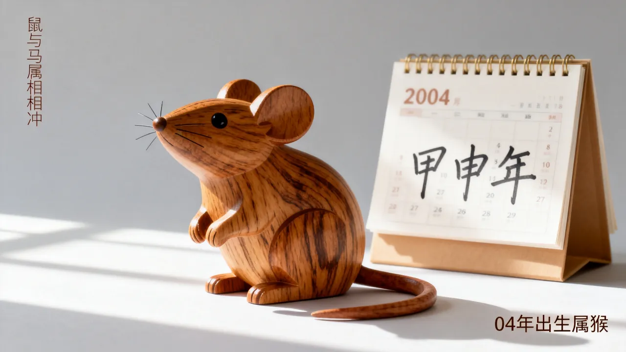 04年出生的人属什么生肖，鼠和什么属相相冲？