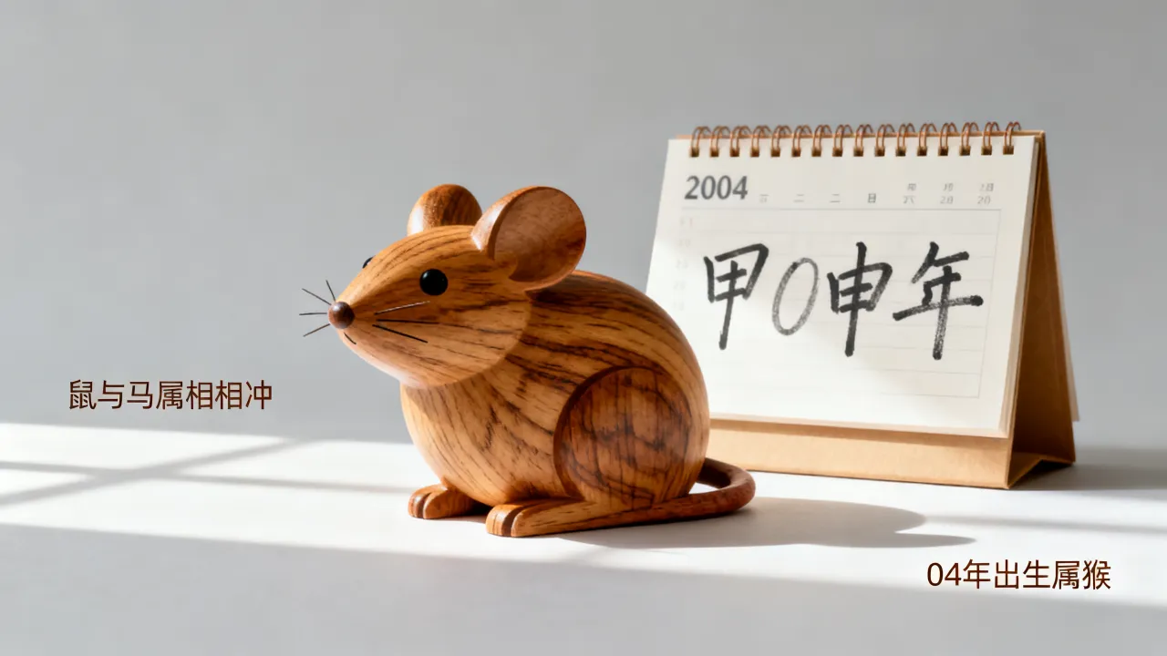 04年出生的人属什么生肖，鼠和什么属相相冲？