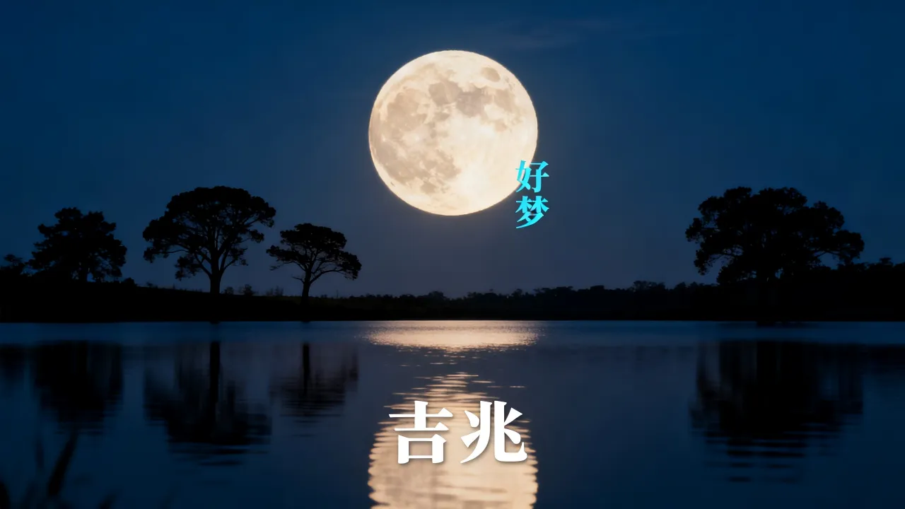 梦到了圆圆的月亮是好是坏，梦见圆月亮是什么吉凶预兆？