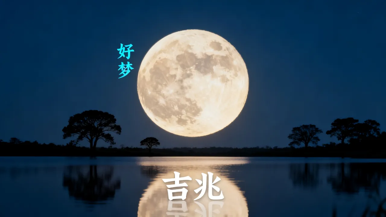 梦到了圆圆的月亮是好是坏，梦见圆月亮是什么吉凶预兆？