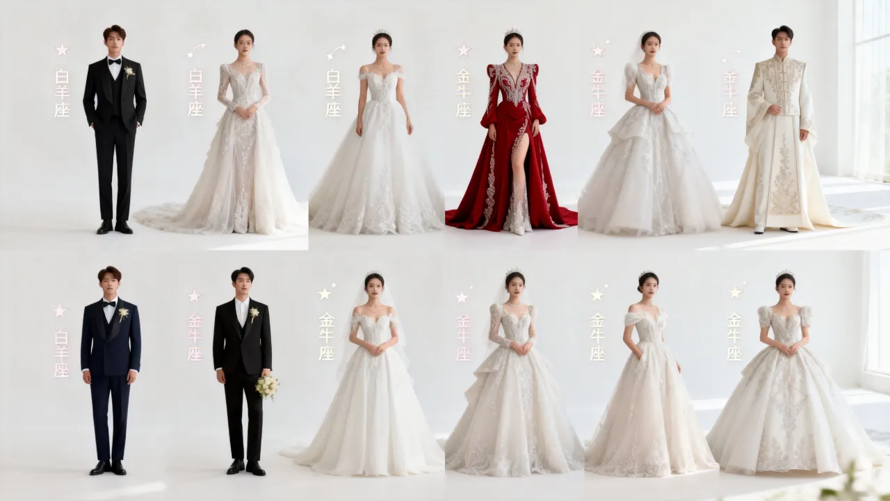 十二星座结婚穿什么衣服,十二星座结婚礼服怎么选? 十二星座结婚穿什么衣服,十二星座结婚礼服怎么选?