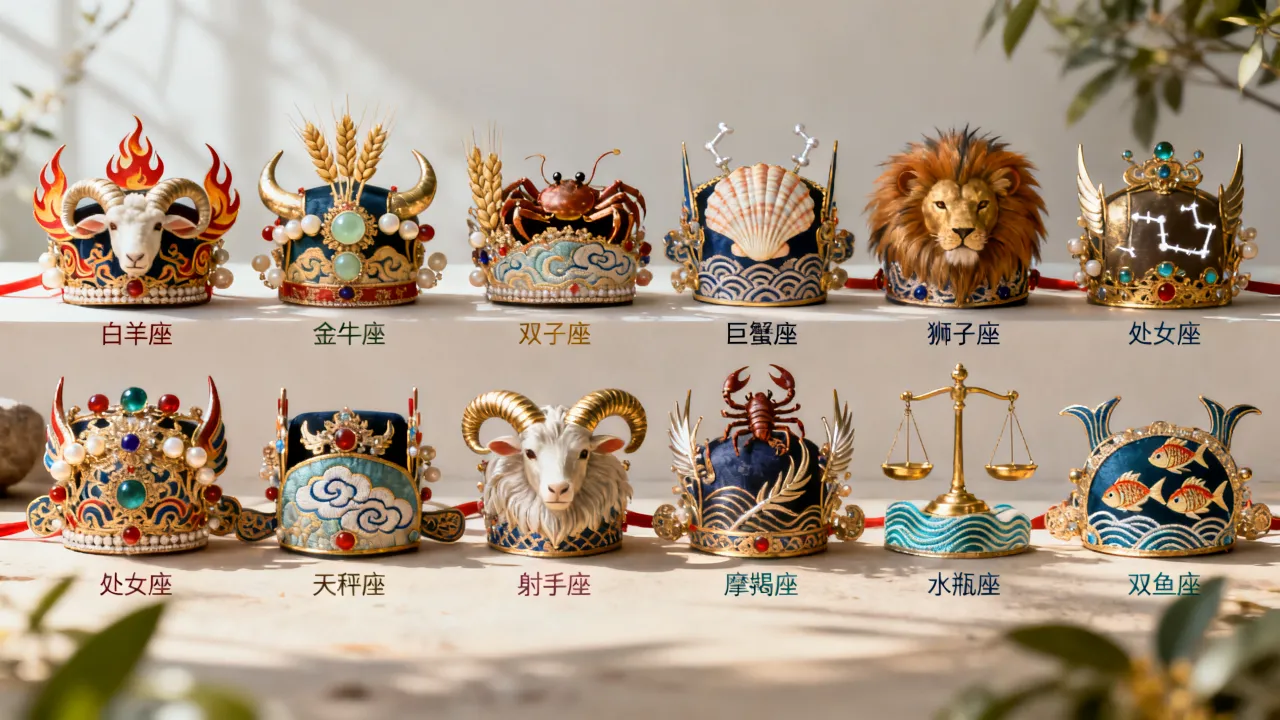 十二星座古代凤冠长什么样，十二星座专属凤冠图片有哪些
