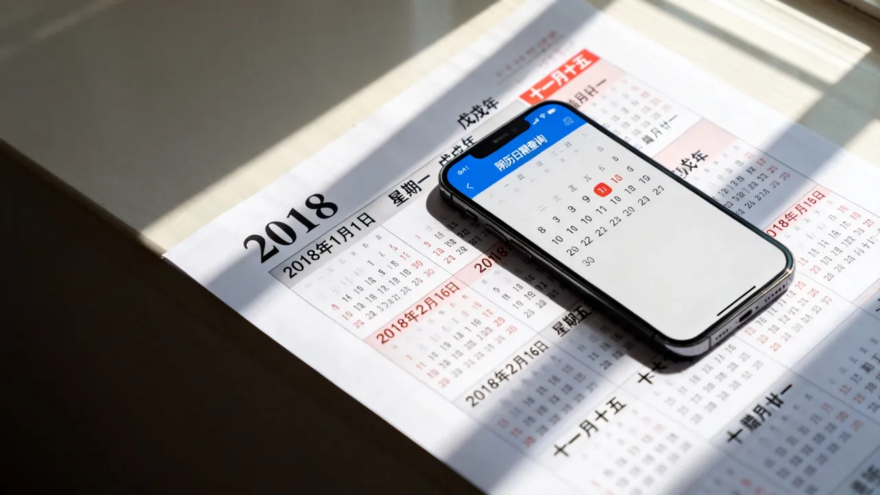 2018阴历日期表查询对照表是什么?怎么查 2018阴历日期表查询对照表是什么?怎么查