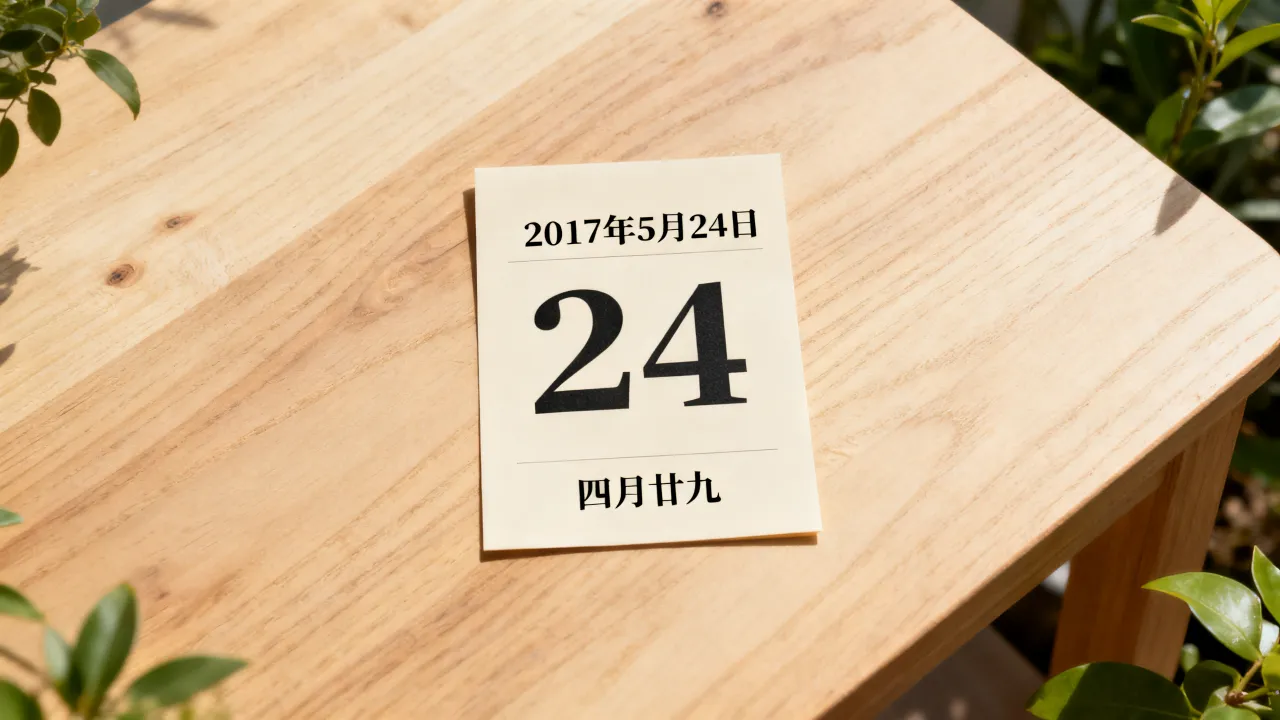 2017年5月24日阴历是几月几号,农历是多少? 2017年5月24日阴历是几月几号,农历是多少?