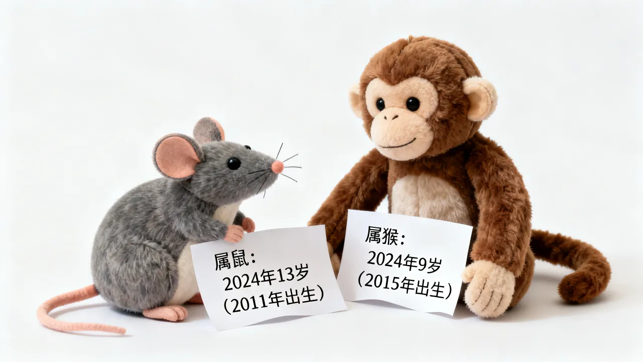 属老鼠今年几岁,属猴的人今年多大,生肖年龄计算 属老鼠今年几岁,属猴的人今年多大,生肖年龄计算