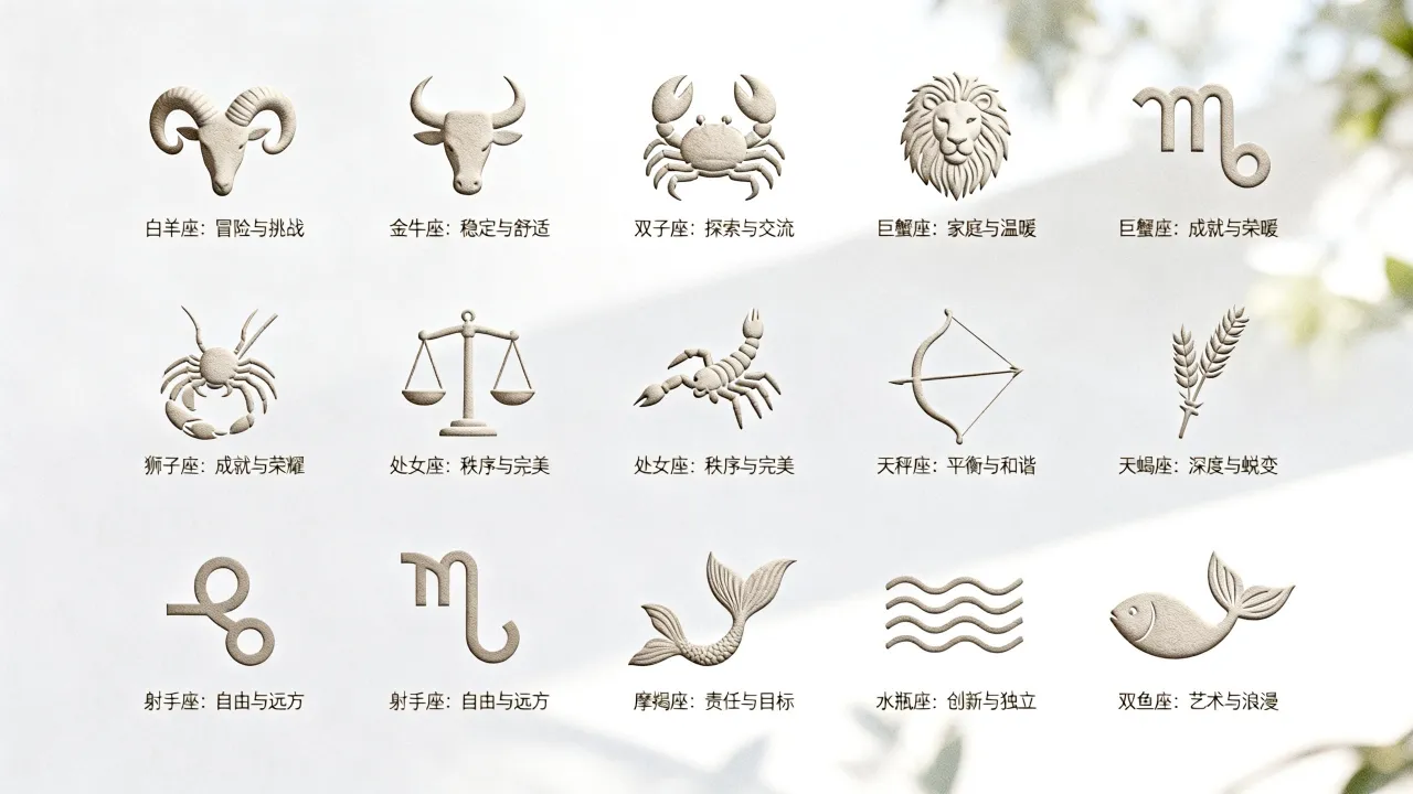 十二星座的人生理想是什么，如何找到自己的理想生活？