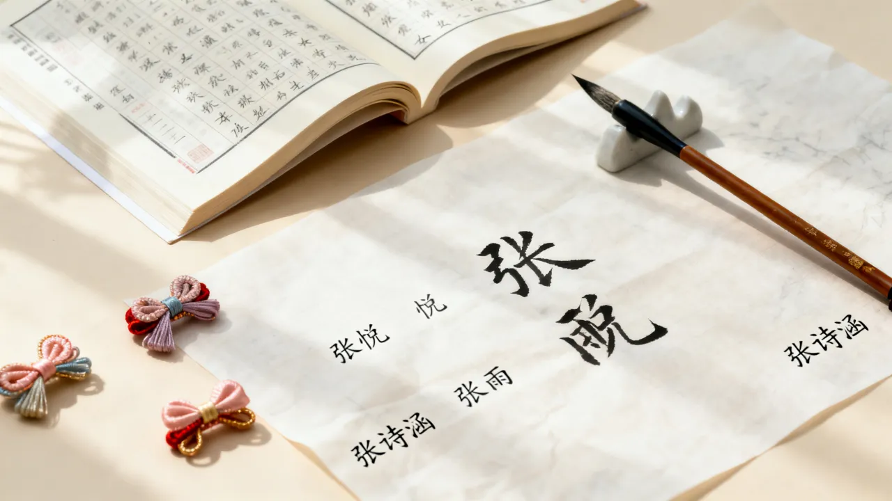 女宝宝起名张什么好听，张姓女孩取名大全