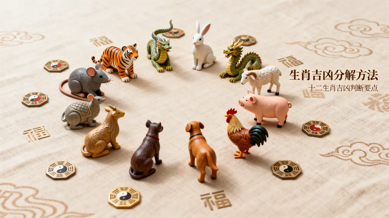 生肖怎么分解吉凶方法？十二生肖吉凶怎么看才准确？