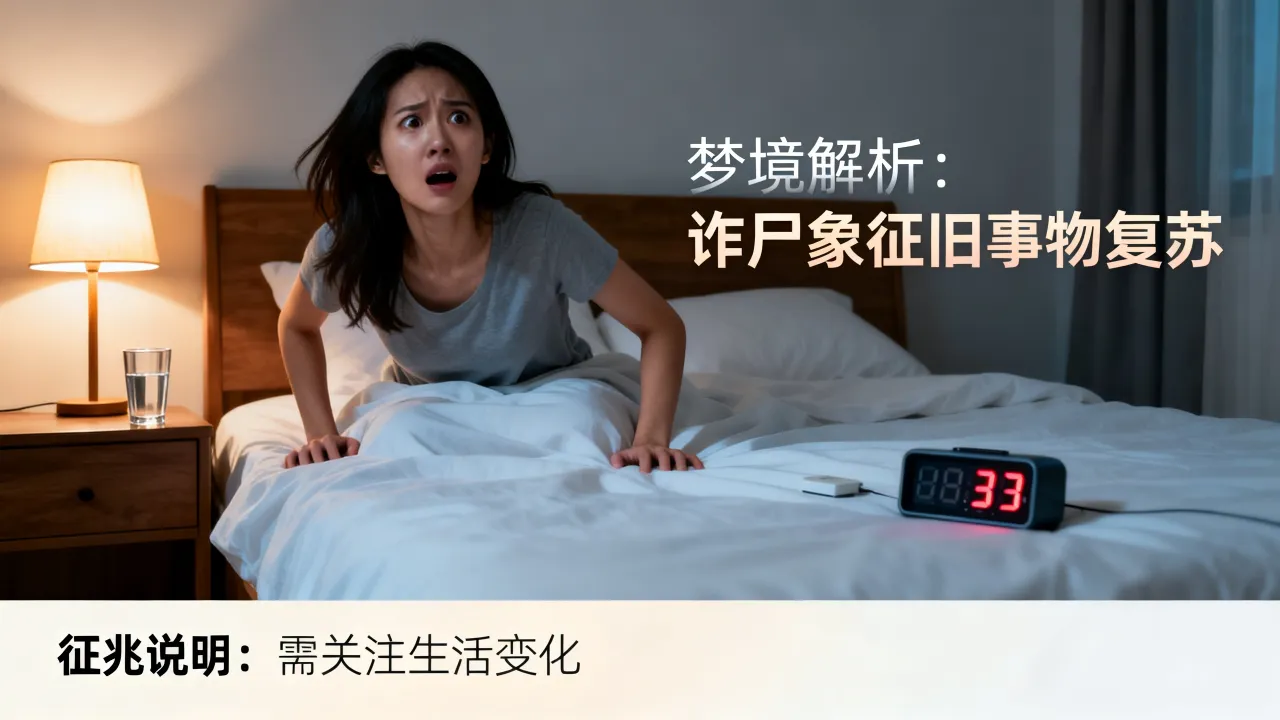 梦到诈尸了是好的征兆吗，梦见诈尸醒来后有何预兆