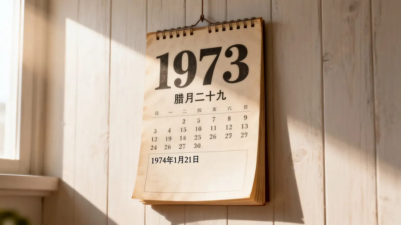 1973年阴历29是几月几号,1973年腊月二十九公历具体日期 1973年阴历29是几月几号,1973年腊月二十九公历具体日期