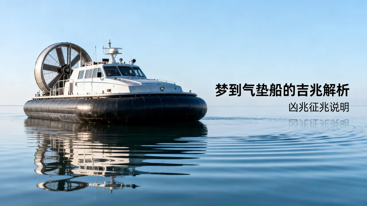 梦到气垫船是凶兆还是吉兆，解梦寓意有何征兆