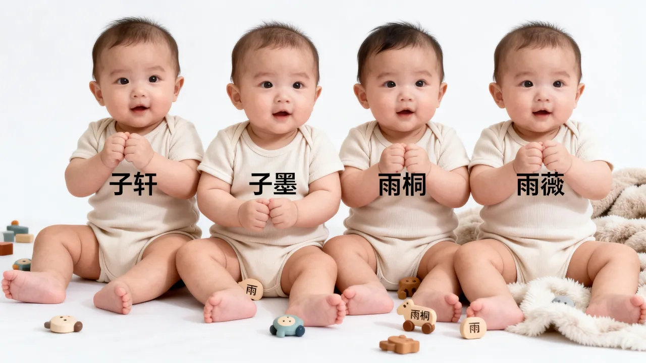 四个宝宝怎么起名,双胞胎四胞胎好听名字大全 四个宝宝怎么起名,双胞胎四胞胎好听名字大全