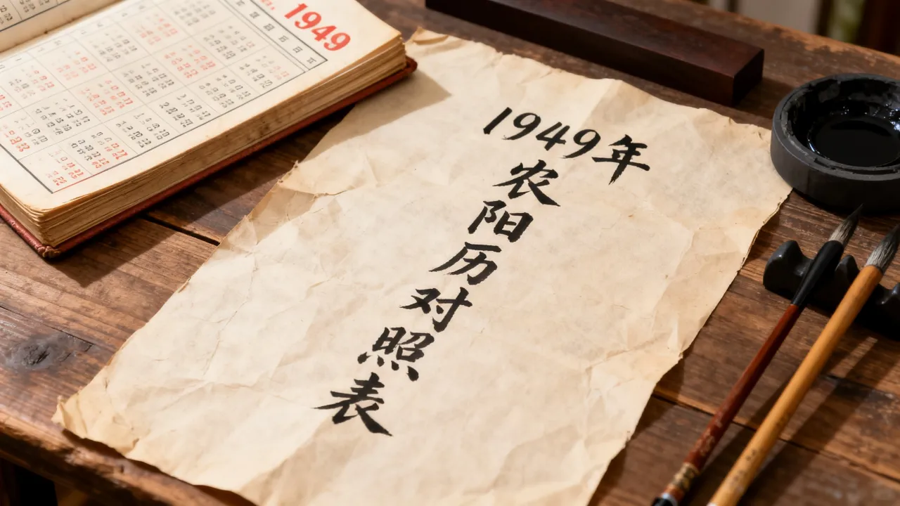 1949年的阴历是什么,1949年农历阳历对照表怎么查? 1949年的阴历是什么,1949年农历阳历对照表怎么查?