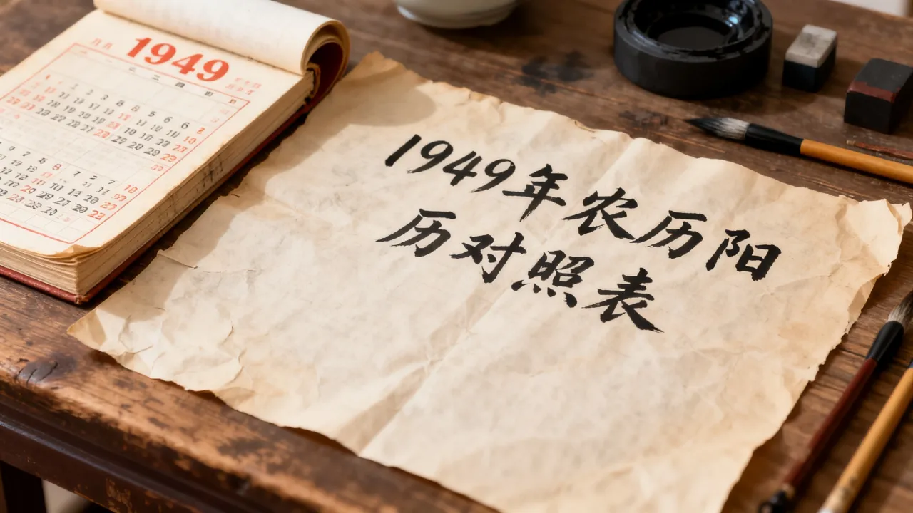 1949年的阴历是什么,1949年农历阳历对照表怎么查? 1949年的阴历是什么,1949年农历阳历对照表怎么查?