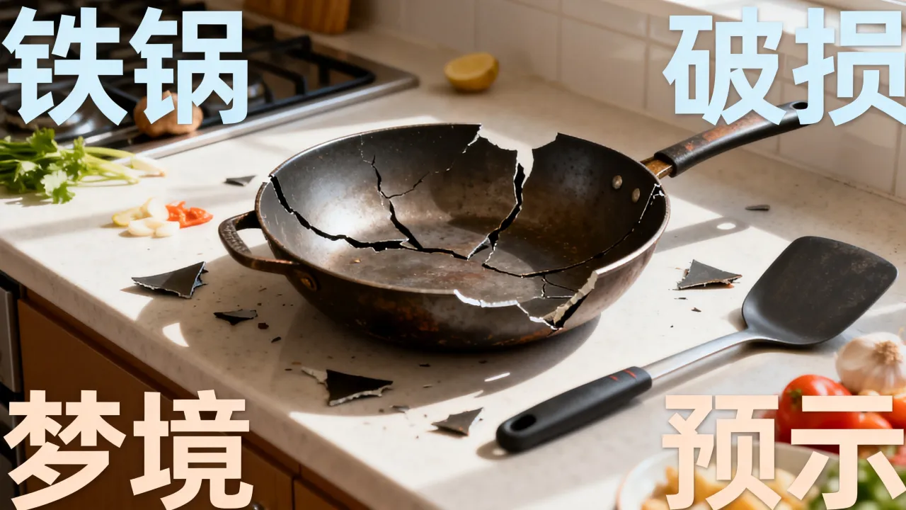 梦见铁锅坏了是什么兆头，梦见锅坏了预示什么意思？