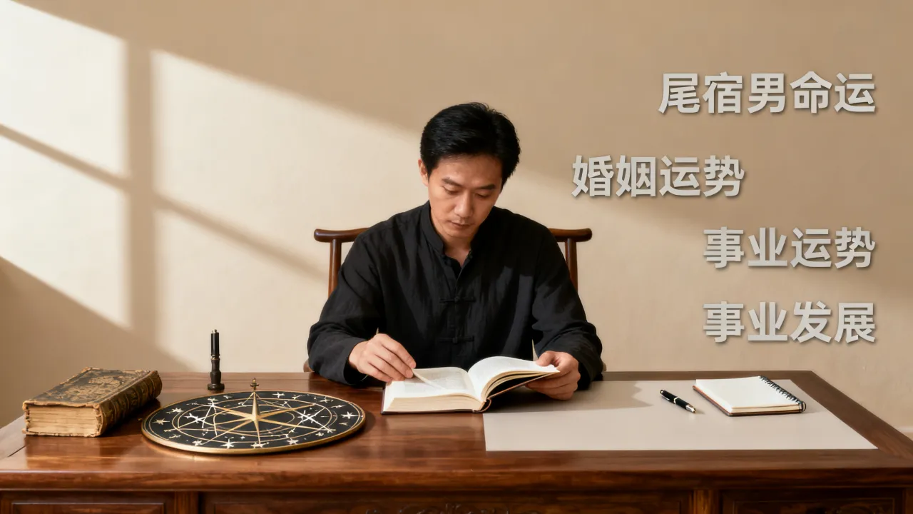 尾宿男命运怎么样，尾宿男一生运势婚姻事业如何