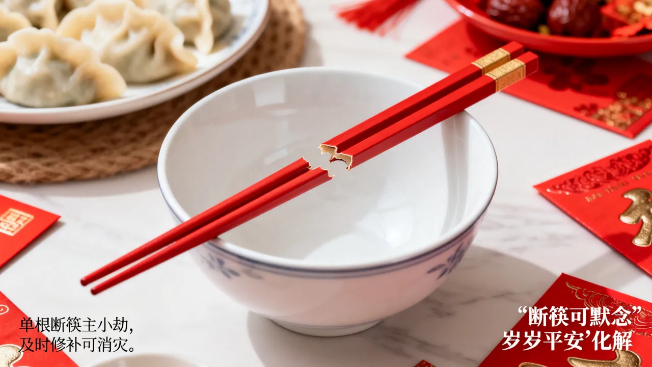 过年断筷怎么化解吉凶,筷子断了一根预示什么灾祸 过年断筷怎么化解吉凶,筷子断了一根预示什么灾祸