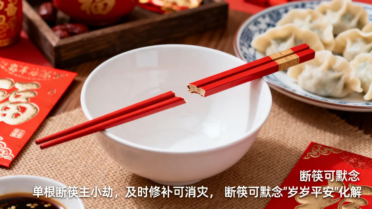 过年断筷怎么化解吉凶,筷子断了一根预示什么灾祸 过年断筷怎么化解吉凶,筷子断了一根预示什么灾祸