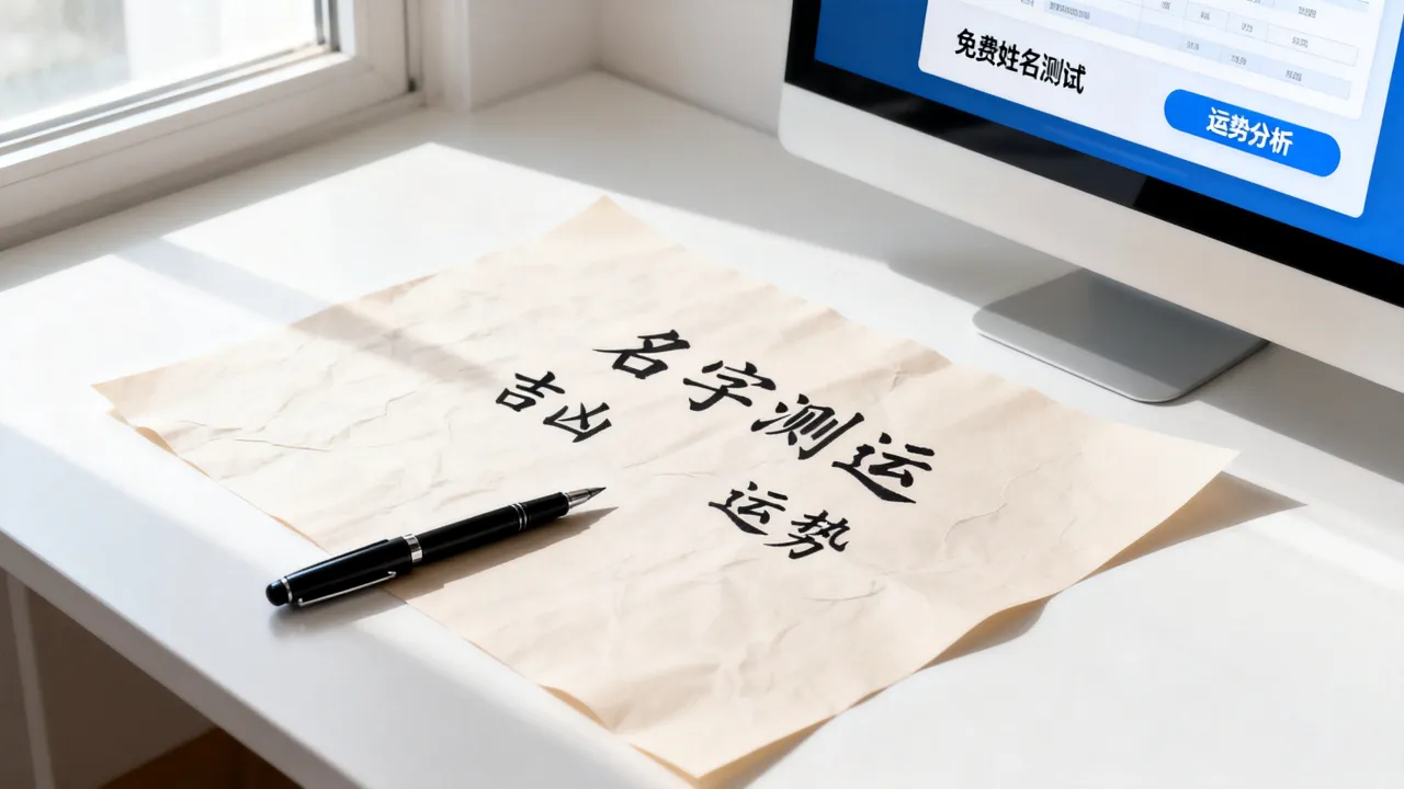 名字测运程怎么测吉凶，免费姓名测试打分算运势准吗？