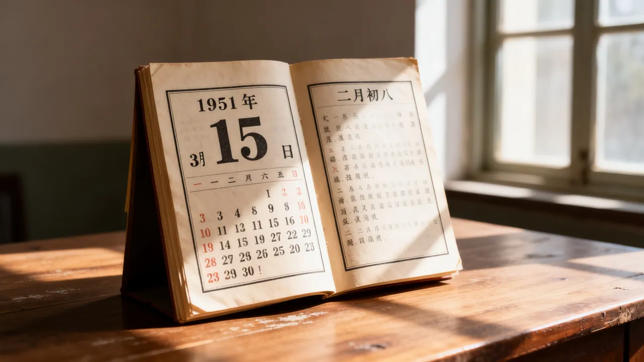 1951年现在阴历是几月几日,1951年农历是几月几号 1951年现在阴历是几月几日,1951年农历是几月几号