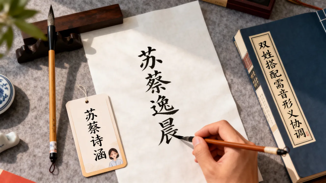 苏和蔡宝宝怎么起名，苏蔡双姓宝宝取名有什么讲究