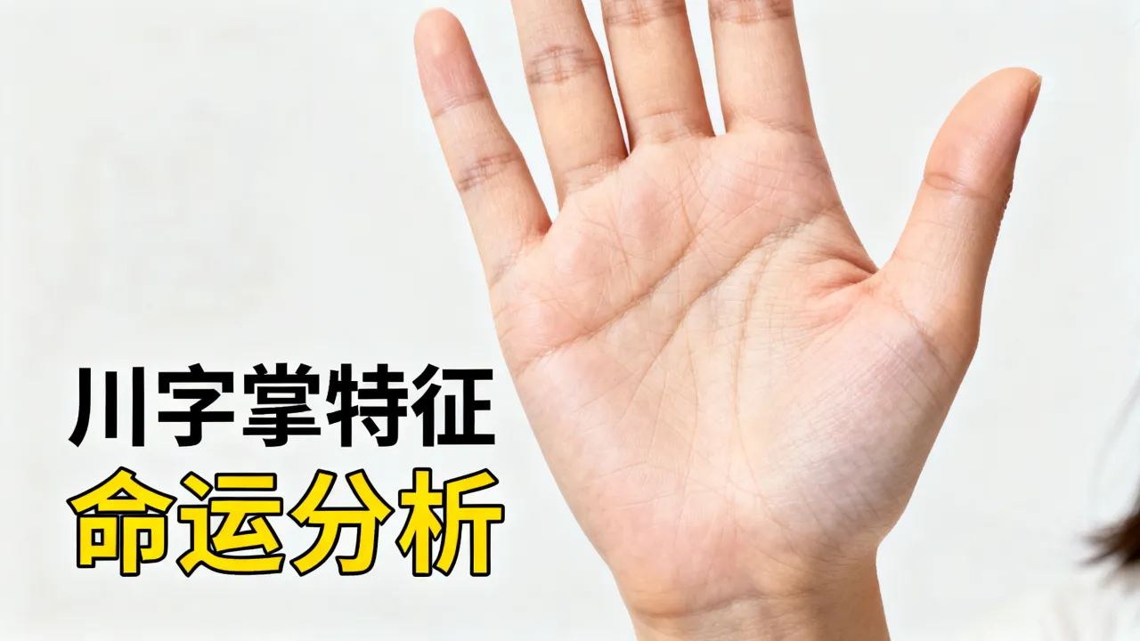 右手川字掌女人命运好吗，川字掌的女人命好不好
