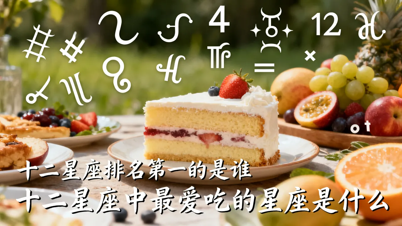 十二星座排名第一的是谁，十二星座中最爱吃的星座是什么？